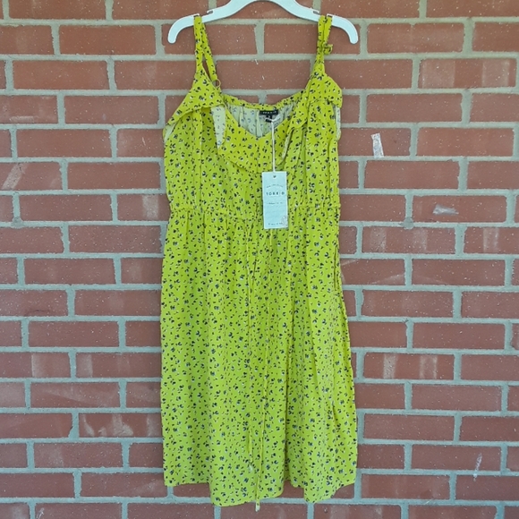 torrid Dresses & Skirts - NEW Torrid yellow floral sun dress plus size 3X